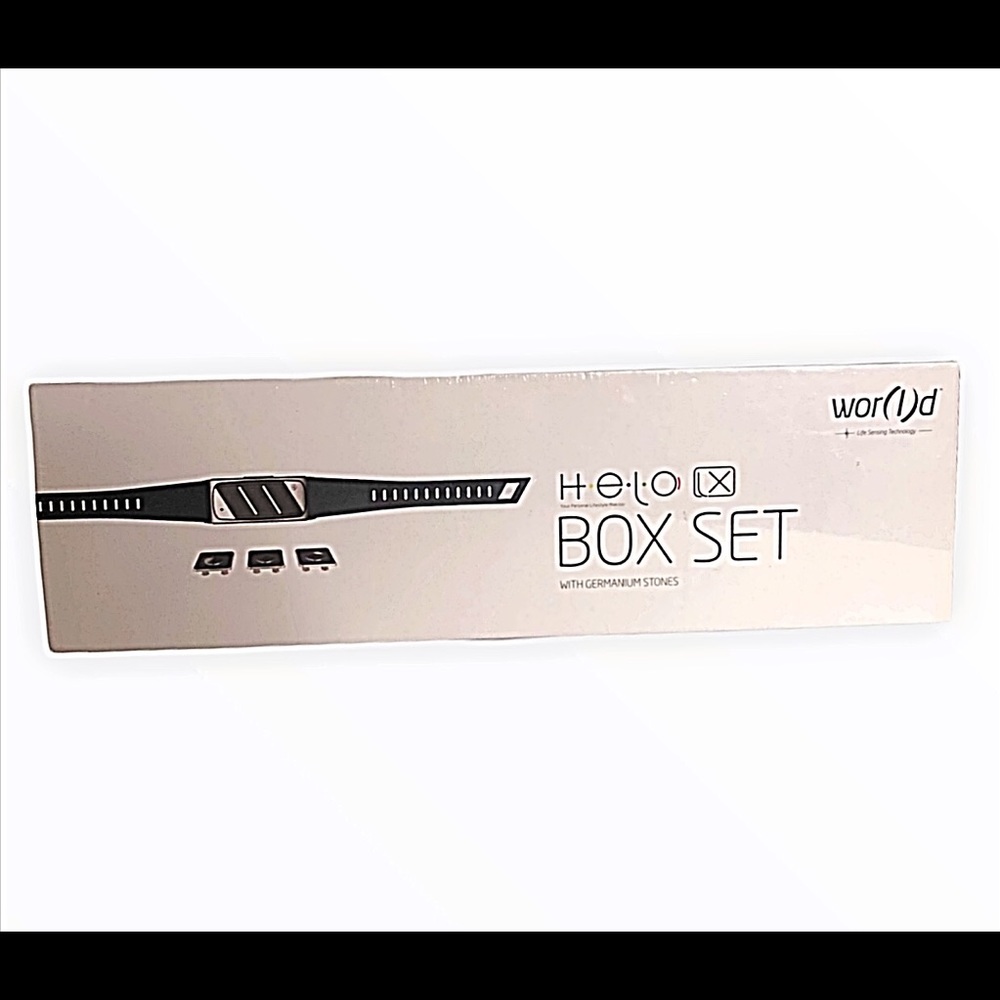 Wor(l)d - HELO XL Box Set, With Germanium Stones + Pk HELO Bands (New With Tags)
